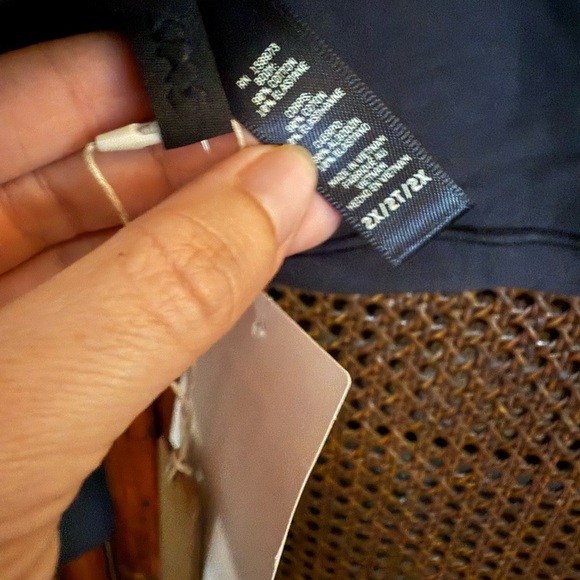 Skims Black Twist Front Long Sleeve Blouse - Picture 3 of 3